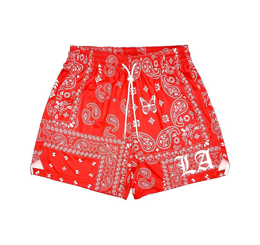 Paisley la (Red)
