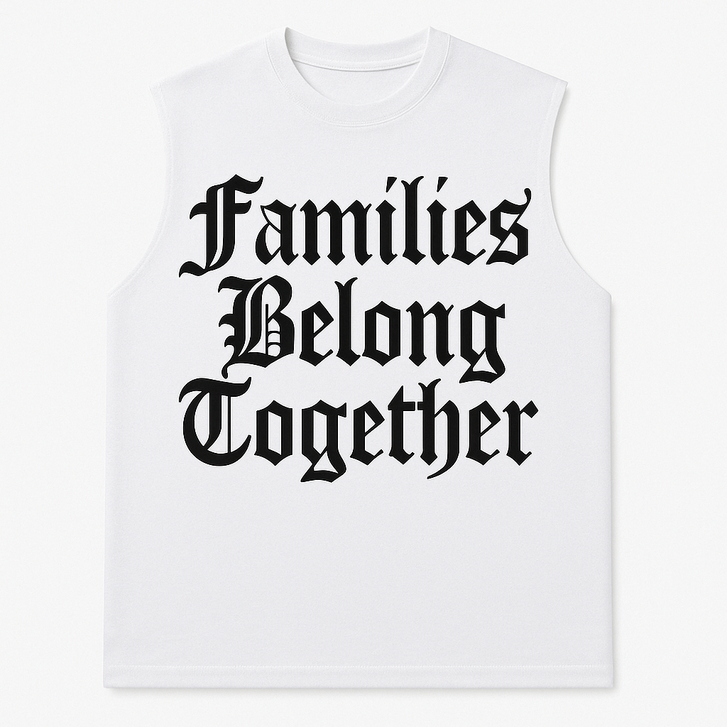 Lead with Love Families Belong Together (White)